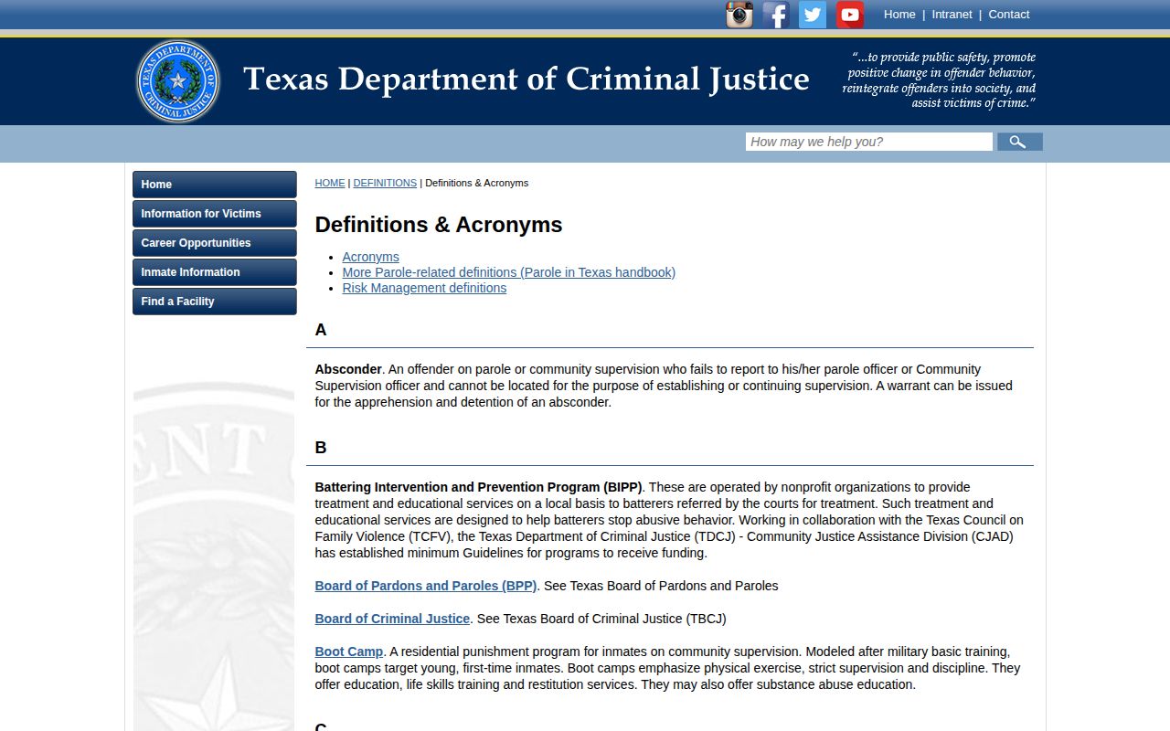 Johnson County projected release date computation definition